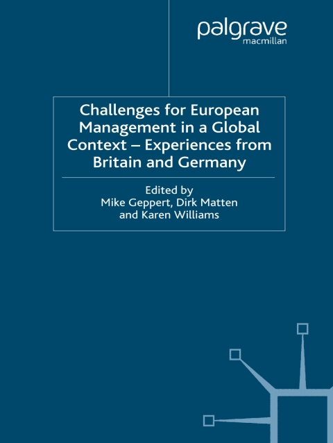 Challenges for European Management in a Global Context 