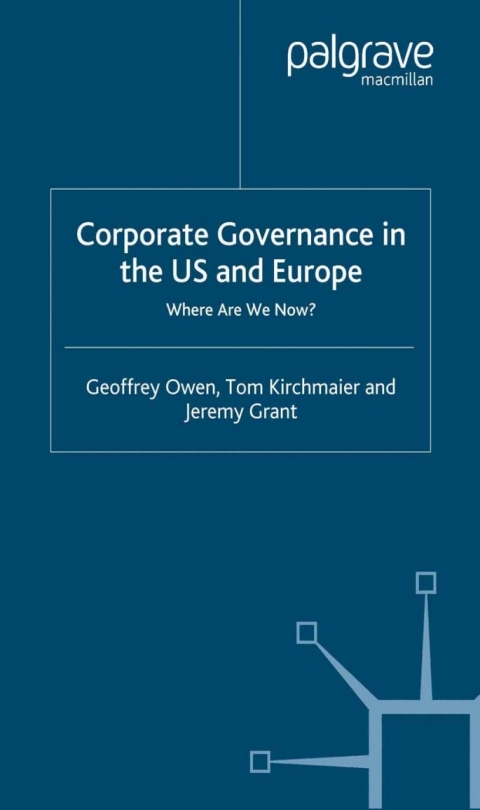 Cover image for book Corporate Governance in the US and Europe