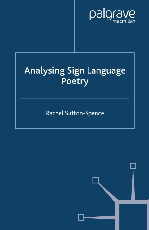 Cover image for book Analysing Sign Language Poetry