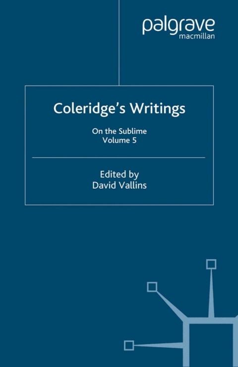 Cover image for book Coleridge's Writings: On the Sublime