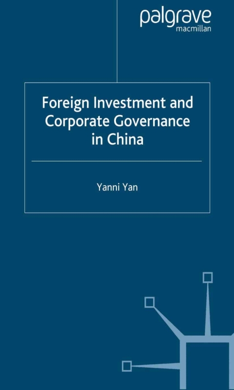 Cover image for book Foreign Investment and Corporate Governance in China
