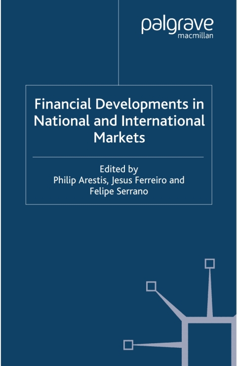 Cover image for book Financial Developments in National and International Markets