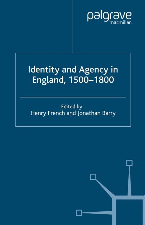 Cover image for book Identity and Agency in England, 1500–1800