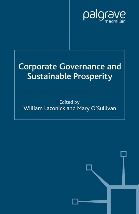 Cover image for book Corporate Governance and Sustainable Prosperity