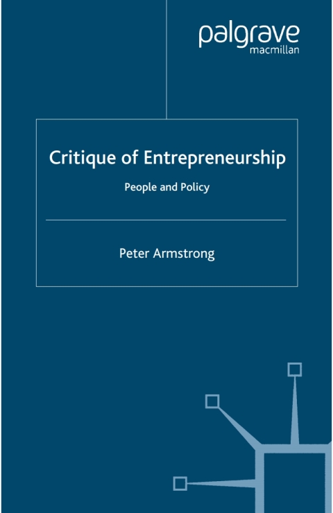 Critique of Entrepreneurship 