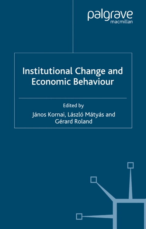 Cover image for book Institutional Change and Economic Behaviour