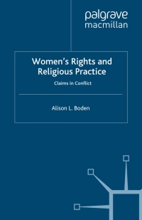 Cover image: Women's Rights and Religious Practice 9780230551442