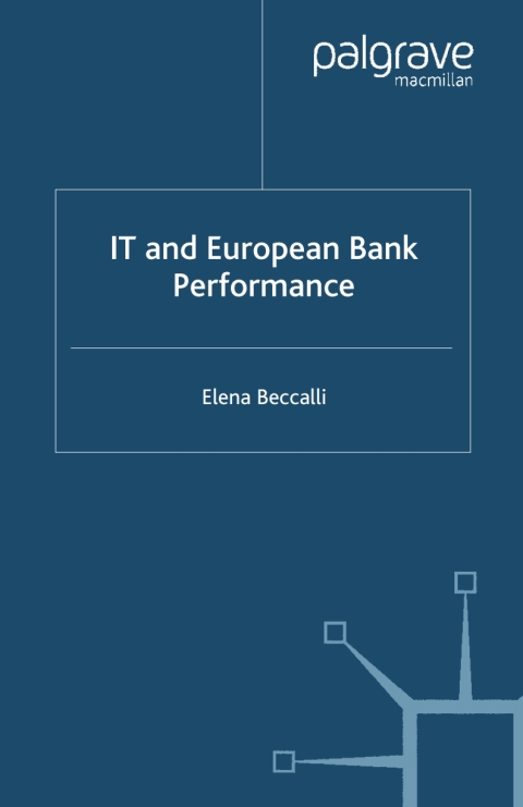 Cover image for book IT and European Bank Performance