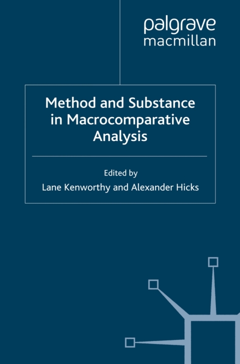 Cover image for book Method and Substance in Macrocomparative Analysis