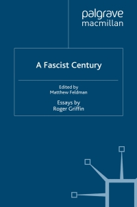 Cover image: A Fascist Century 9780230205185