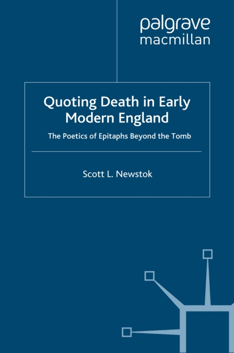 Cover image for book Quoting Death in Early Modern England