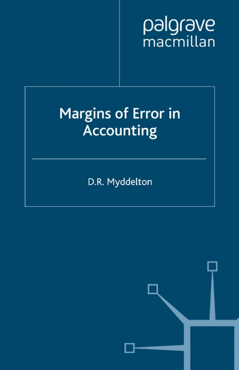 Cover image for book Margins of Error in Accounting