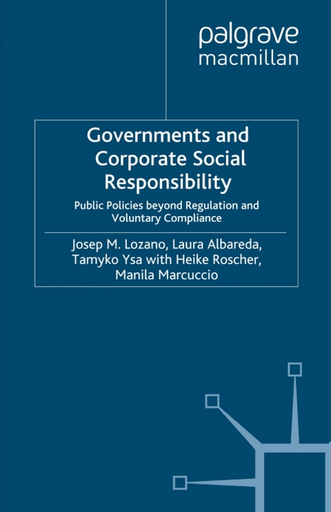Cover image for book Governments and Corporate Social Responsibility