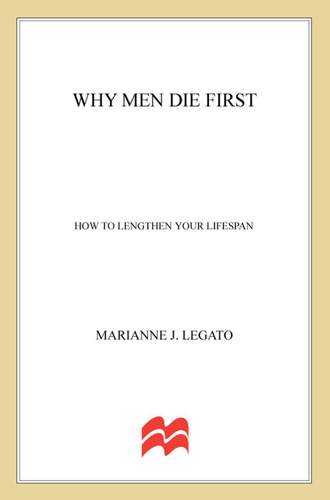 Cover image for book Why Men Die First