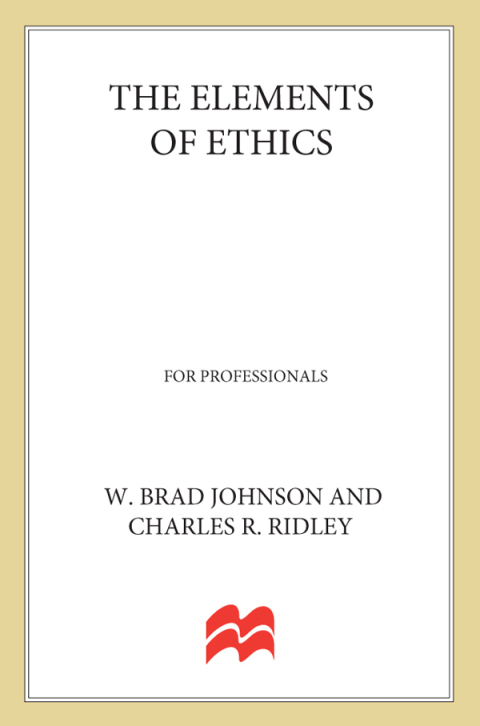 Cover image for book The Elements of Ethics for Professionals