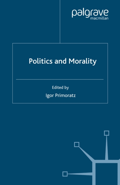 Cover image for book Politics and Morality