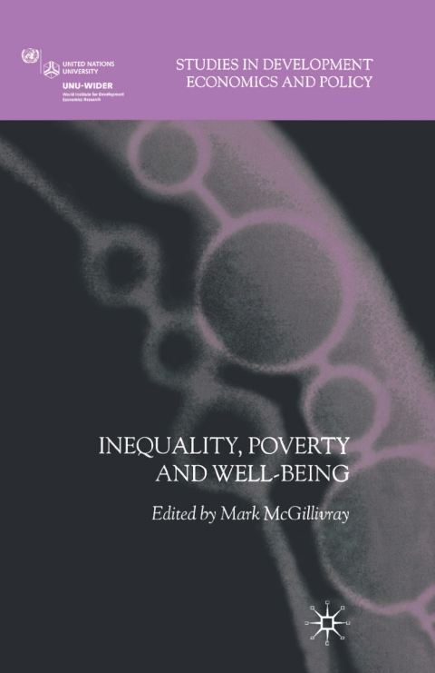 Cover image for book Inequality, Poverty and Well-being