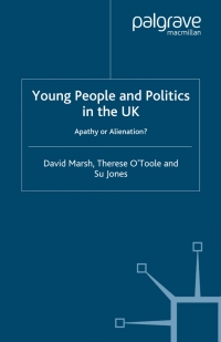 Omslagafbeelding: Young People and Politics in the UK 9780230001312