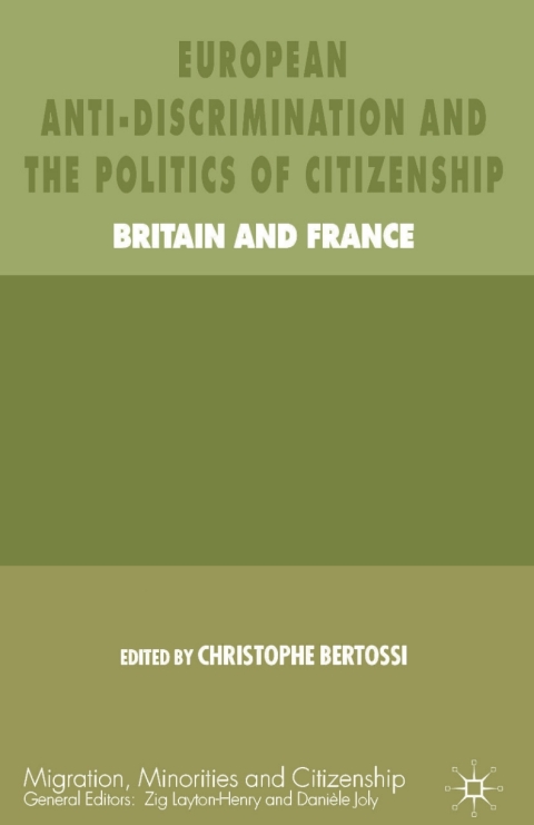 Cover image for book European Anti-Discrimination and the Politics of Citizenship