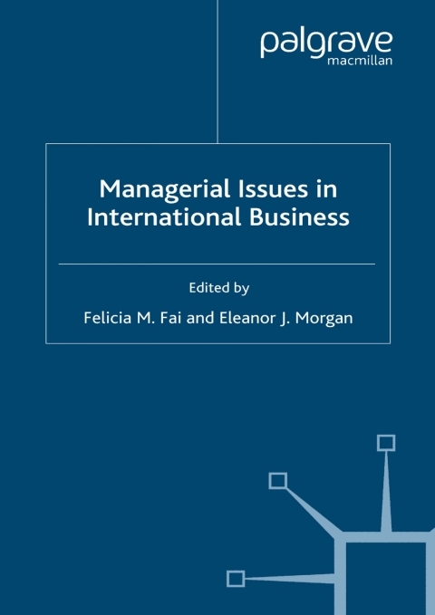 Cover image for book Managerial Issues in International Business