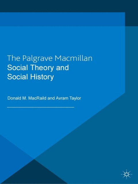 Cover image for book Social Theory and Social History