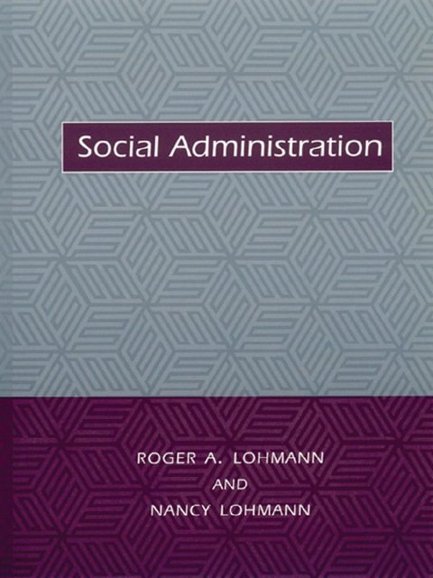 Cover image for book Social Administration