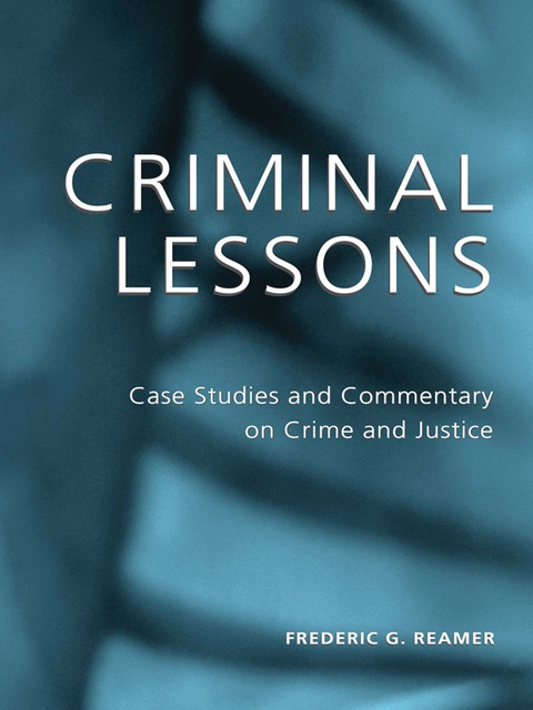 Cover image for book Criminal Lessons
