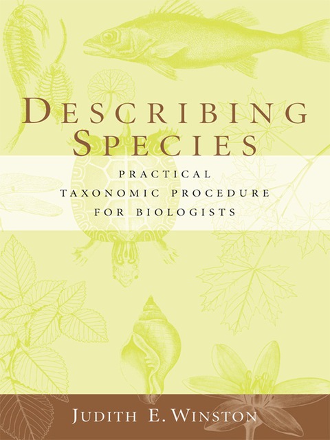 Cover image for book Describing Species