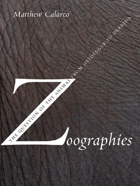 Cover image for book Zoographies