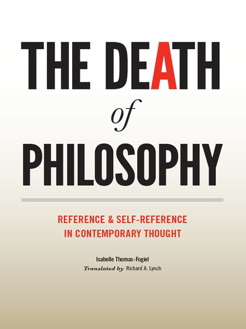 Cover image for book The Death of Philosophy