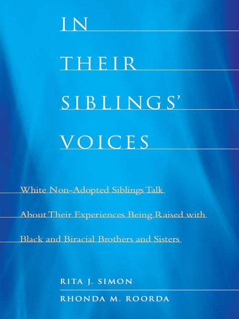 Cover image for book In Their Siblings’ Voices