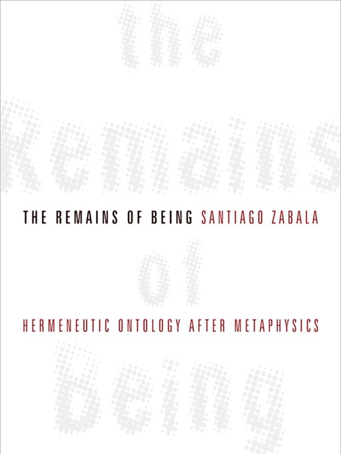 Cover image for book The Remains of Being