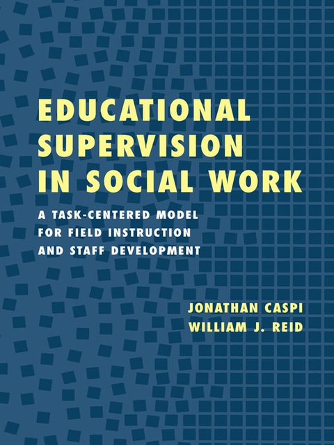 Cover image for book Educational Supervision in Social Work