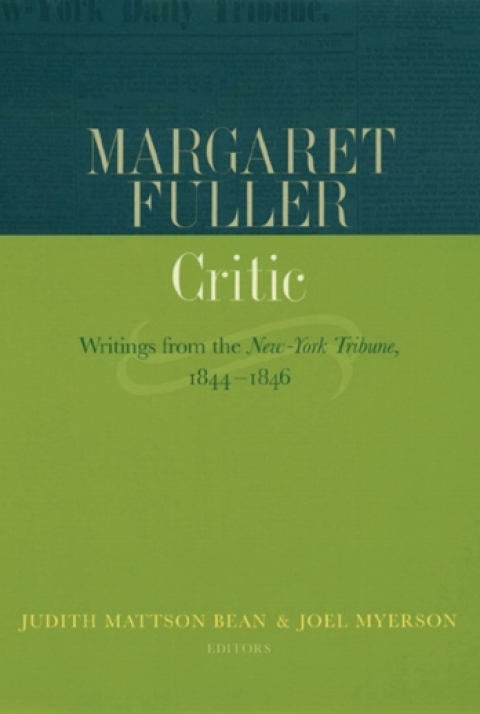 Cover image for book Margaret Fuller, Critic
