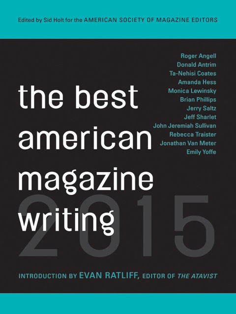 Cover image for book The Best American Magazine Writing 2015