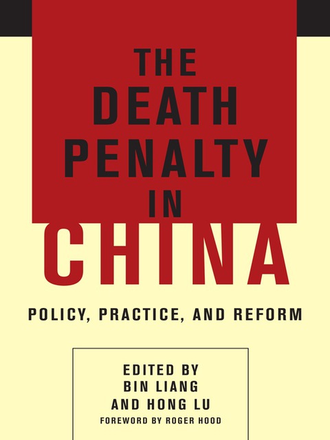 Cover image for book The Death Penalty in China
