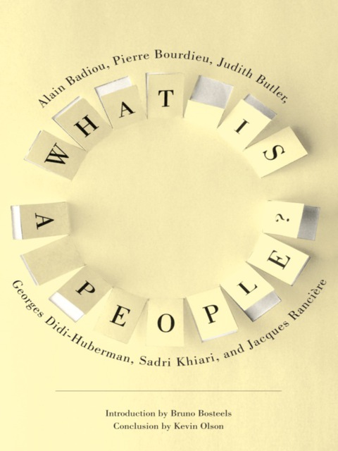 Cover image for book What Is a People?