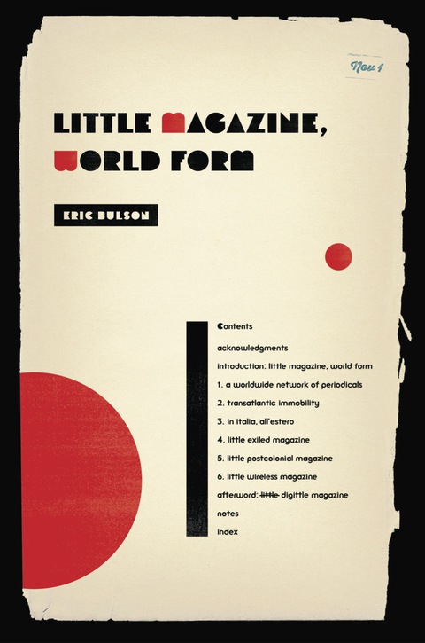 Cover image for book Little Magazine, World Form