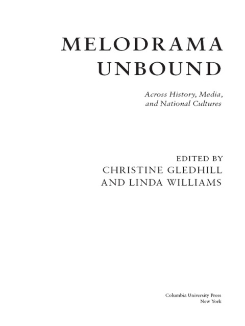 Cover image for book Melodrama Unbound