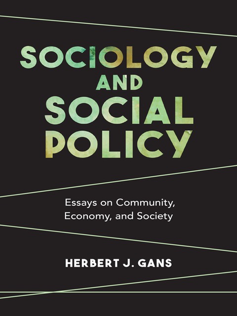 Cover image for book Sociology and Social Policy