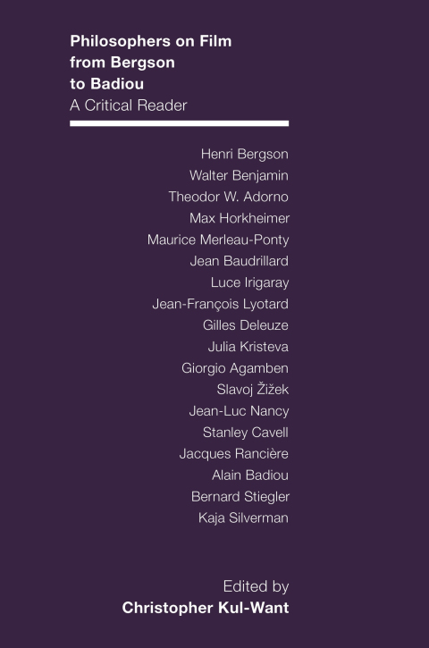 Cover image for book Philosophers on Film from Bergson to Badiou