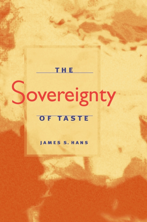 Cover image for book The Sovereignty of Taste