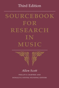 Titelbild: Sourcebook for Research in Music, Third Edition 3rd edition 9780253014481