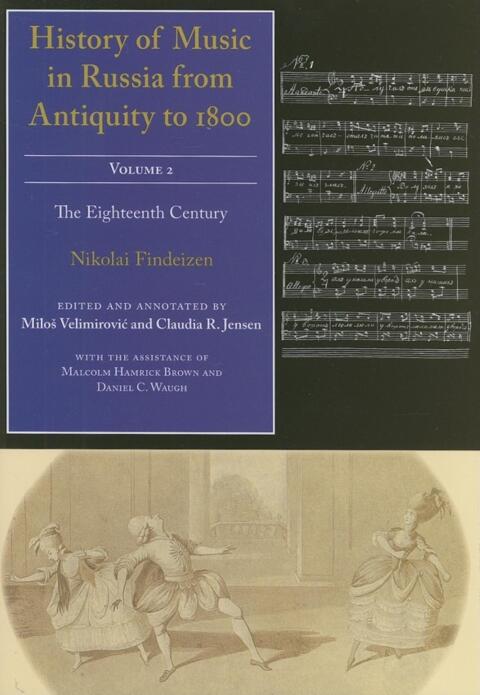 Cover image for book History of Music in Russia from Antiquity to 1800, Volume 2