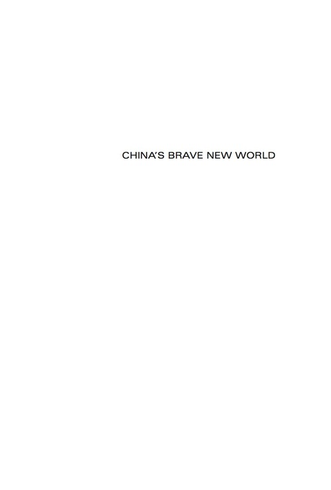 Cover image for book China's Brave New World
