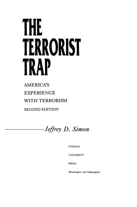 Cover image for book The Terrorist Trap