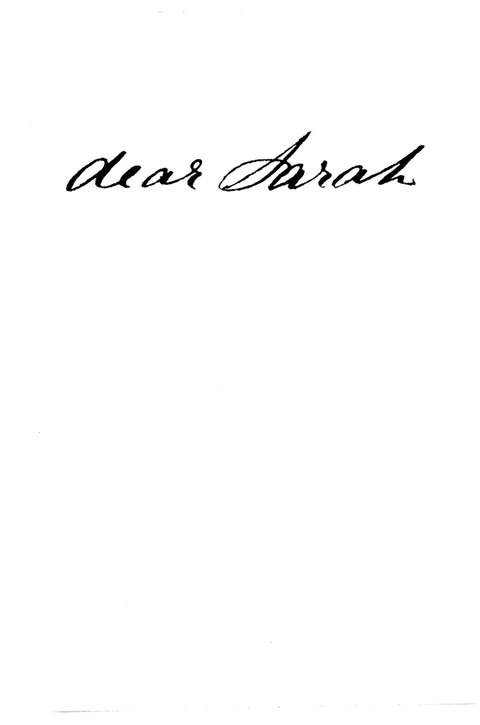Cover image for book Dear Sarah