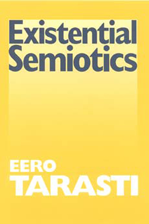 Cover image for book Existential Semiotics