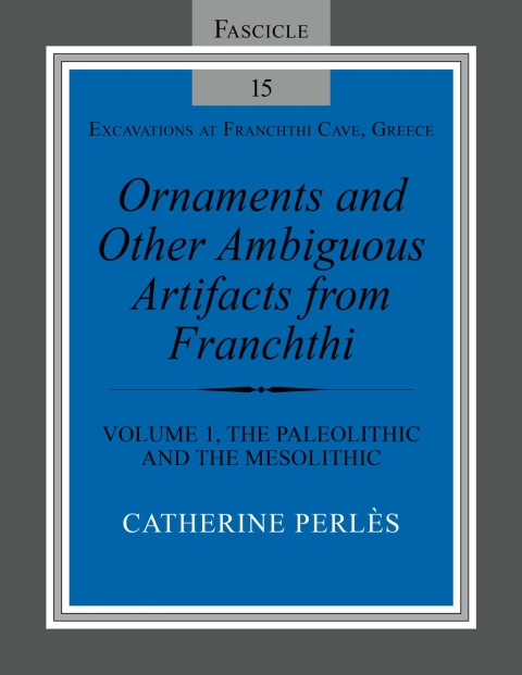 Cover image for book Ornaments and Other Ambiguous Artifacts from Franchthi