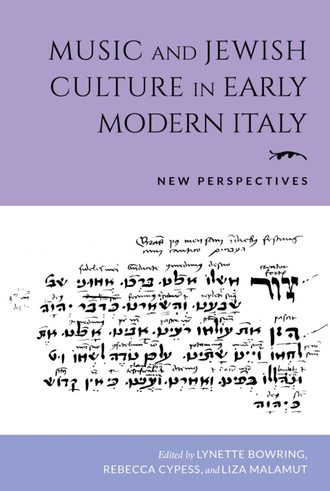 Cover image for book Music and Jewish Culture in Early Modern Italy